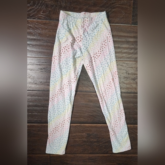 Old Navy Rainbow Hearts Girls Stretch Legging - Picture 7 of 9
